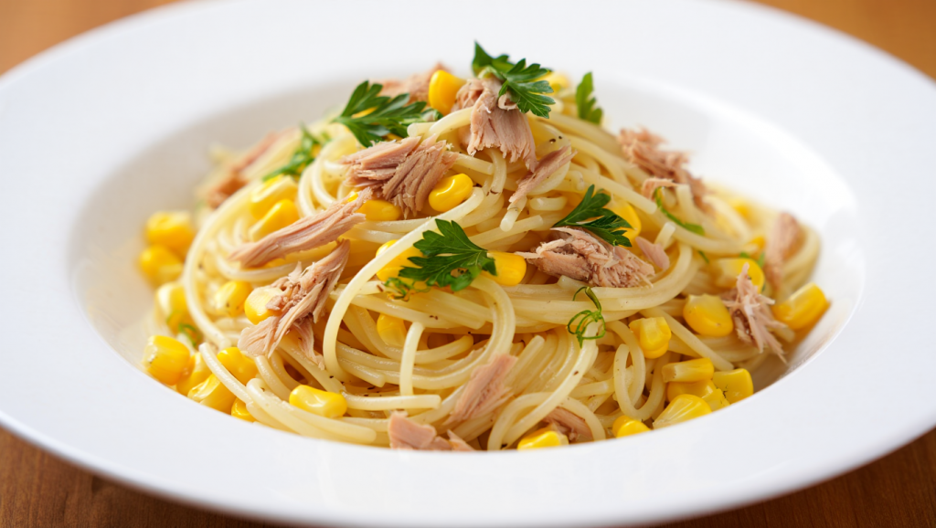 Pasta sa tunjevinom i kukuruzom